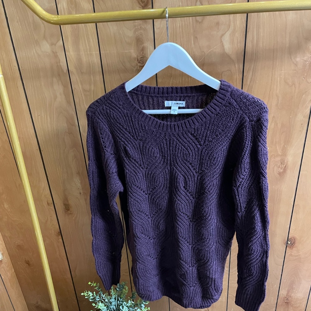 Purple small sweater perfect for fall